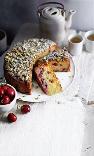 Baked Cakes &amp; Gourmet Desserts Llc
 cherry pistachio & marzipan cake desserts