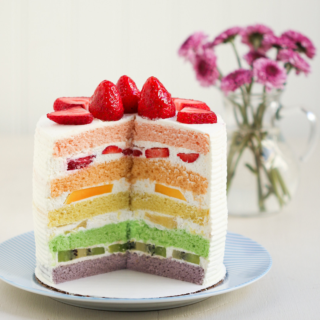 Bakery Cake Recipes
 Thirsty For Tea Chinese Bakery Rainbow Cake