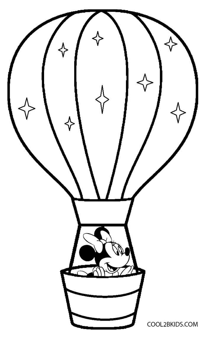 Balloon Coloring Pages Printable
 Printable Hot Air Balloon Coloring Pages For Kids