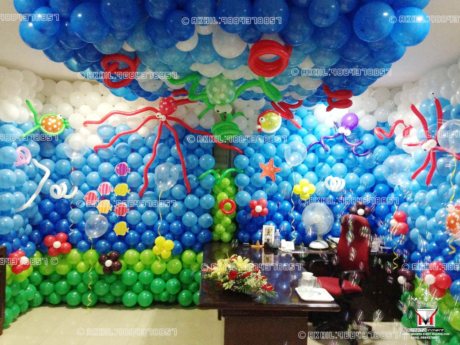Balloon Decoration For Birthday Party
 A Top Class Balloon Decorators in chennai Akhil