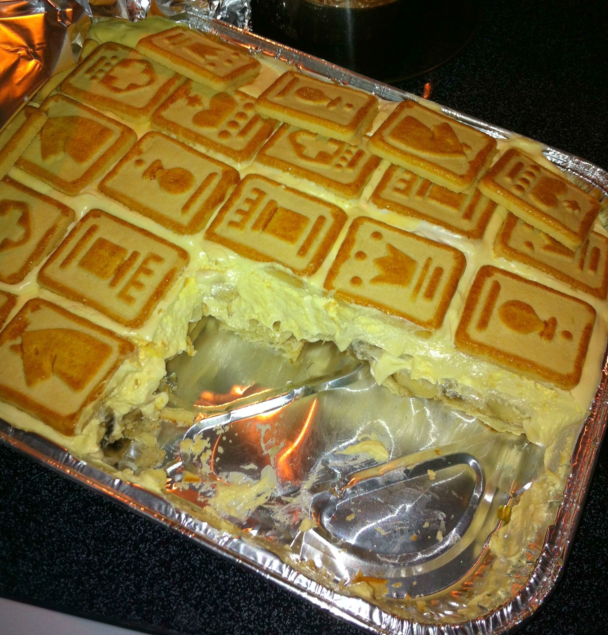 Banana Pudding With Chessmen Cookies Recipe
 Pin by Cheapalicious on Yummy