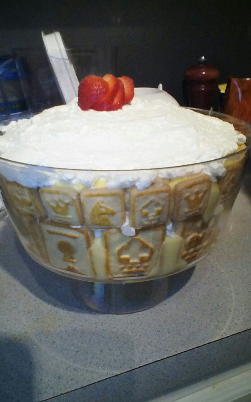 Banana Pudding With Chessmen Cookies Recipe
 Banana pudding with Pepperidge farm chessman cookies