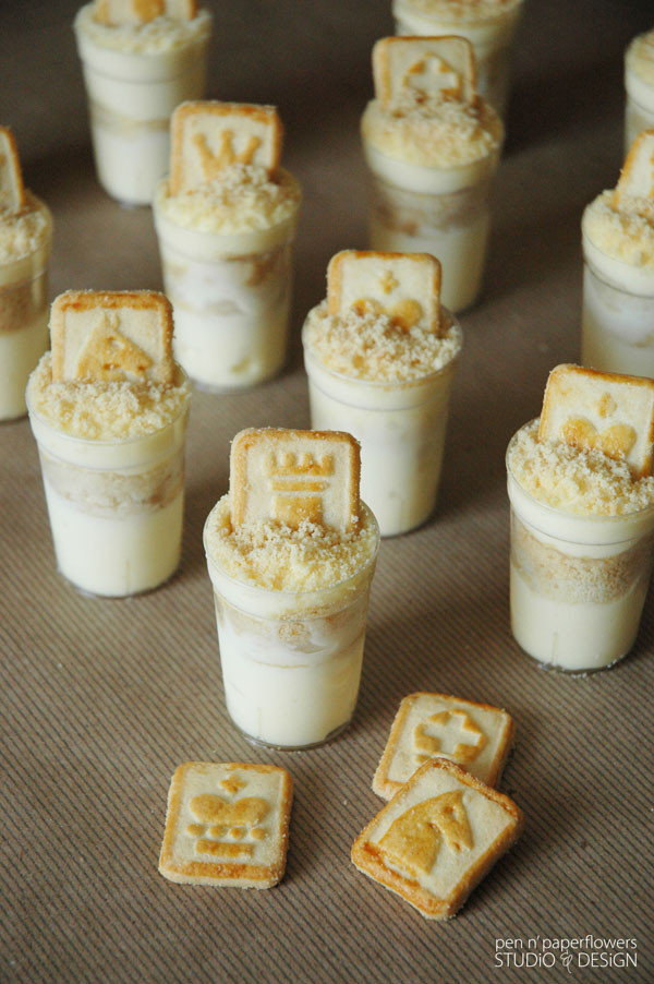 Banana Pudding With Chessmen Cookies Recipe
 Pen Paper Flowers February 2013