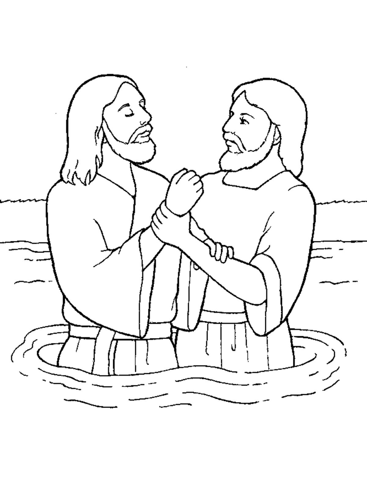 21 Of the Best Ideas for Baptism Coloring Pages Printables - Home ...