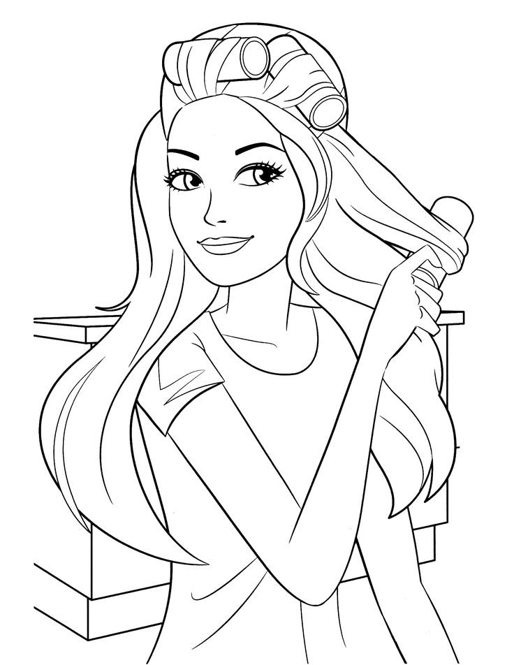 Top 25 Barbie Coloring Pages for Girls - Home, Family, Style and Art Ideas