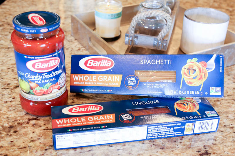 Barilla Whole Grain Spaghetti
 Eating Better with Barilla Saltwater and Stilettos