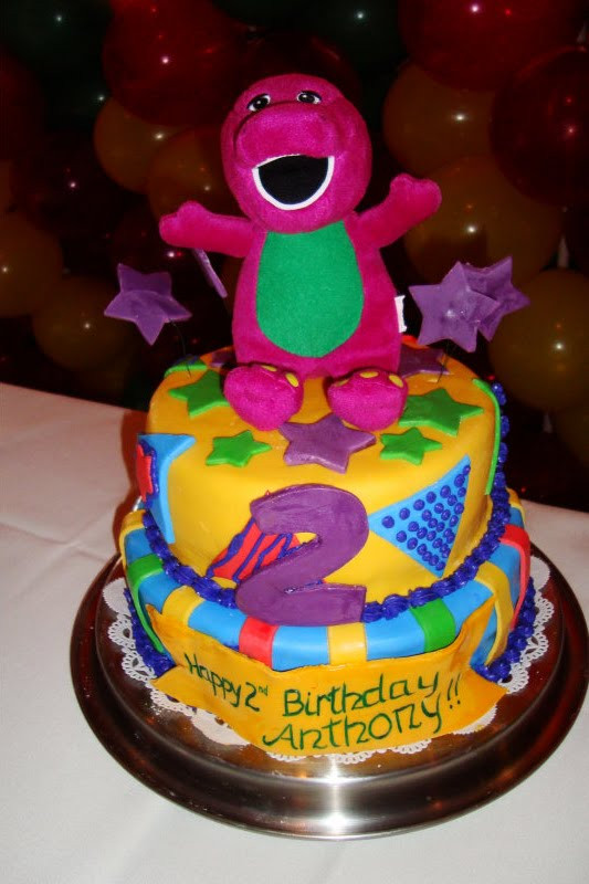 Barney Birthday Cakes
 Delcia Cakes Barney Birthday Boy