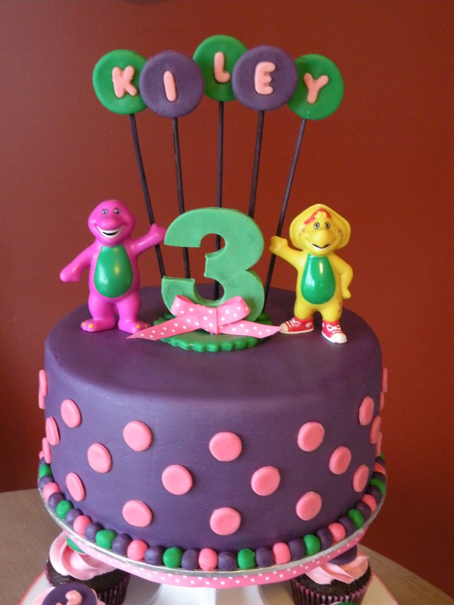 Barney Birthday Cakes
 Barney Birthday Cake & Cupcakes CakeCentral