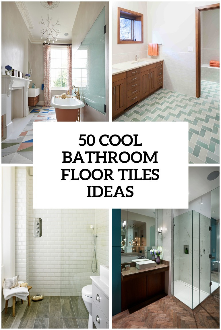 Bathroom Floor Designs
 41 Cool Bathroom Floor Tiles Ideas You Should Try DigsDigs