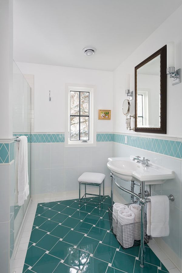 Bathroom Floor Designs
 20 Functional & Stylish Bathroom Tile Ideas
