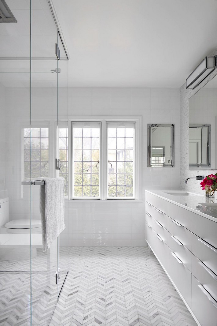 Bathroom Floor Designs
 Minimalist White Bathroom Designs to Fall In Love