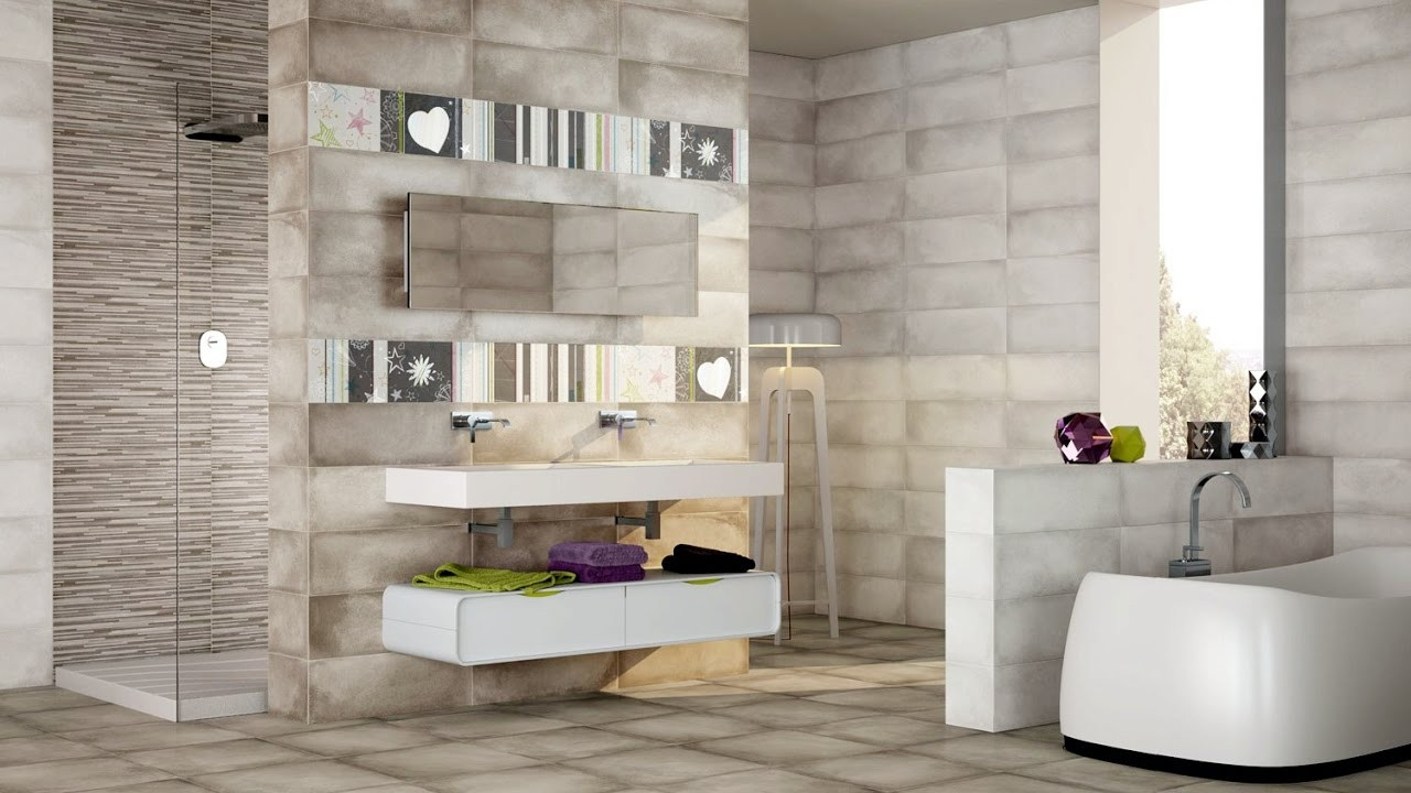 Bathroom Floor Designs
 bathroom wall and floor tiles design ideas