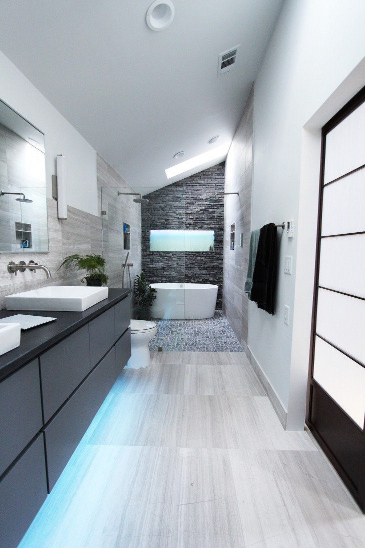 Bathroom Floor Designs
 18 Laminate Flooring Bathroom Designs Ideas