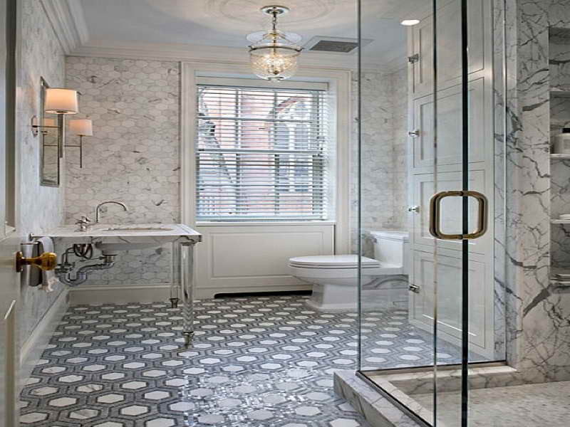 Bathroom Floor Designs
 Marvelous Bathroom Floor Tile for Cool House Yonehome