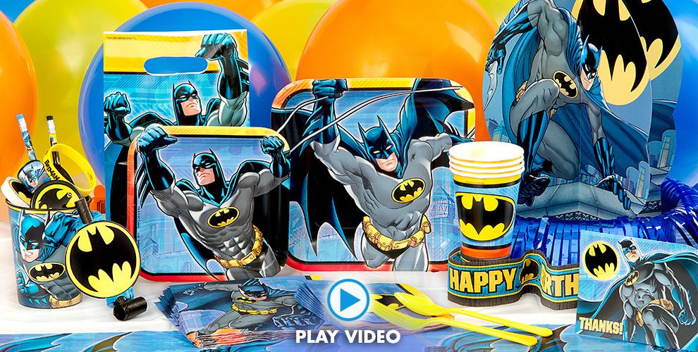 Batman Birthday Decorations
 Batman Party Supplies Batman Birthday Ideas