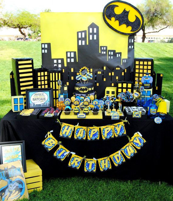 Batman Birthday Decorations
 Southern Blue Celebrations BATMAN PARTY IDEAS