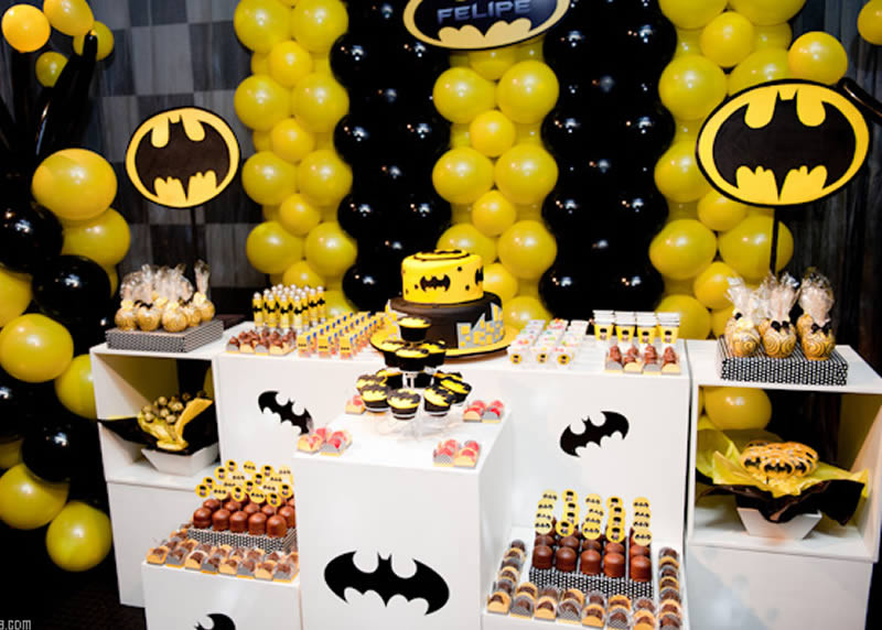 Batman Birthday Decorations
 Cumpleaños de Batman Mamitis