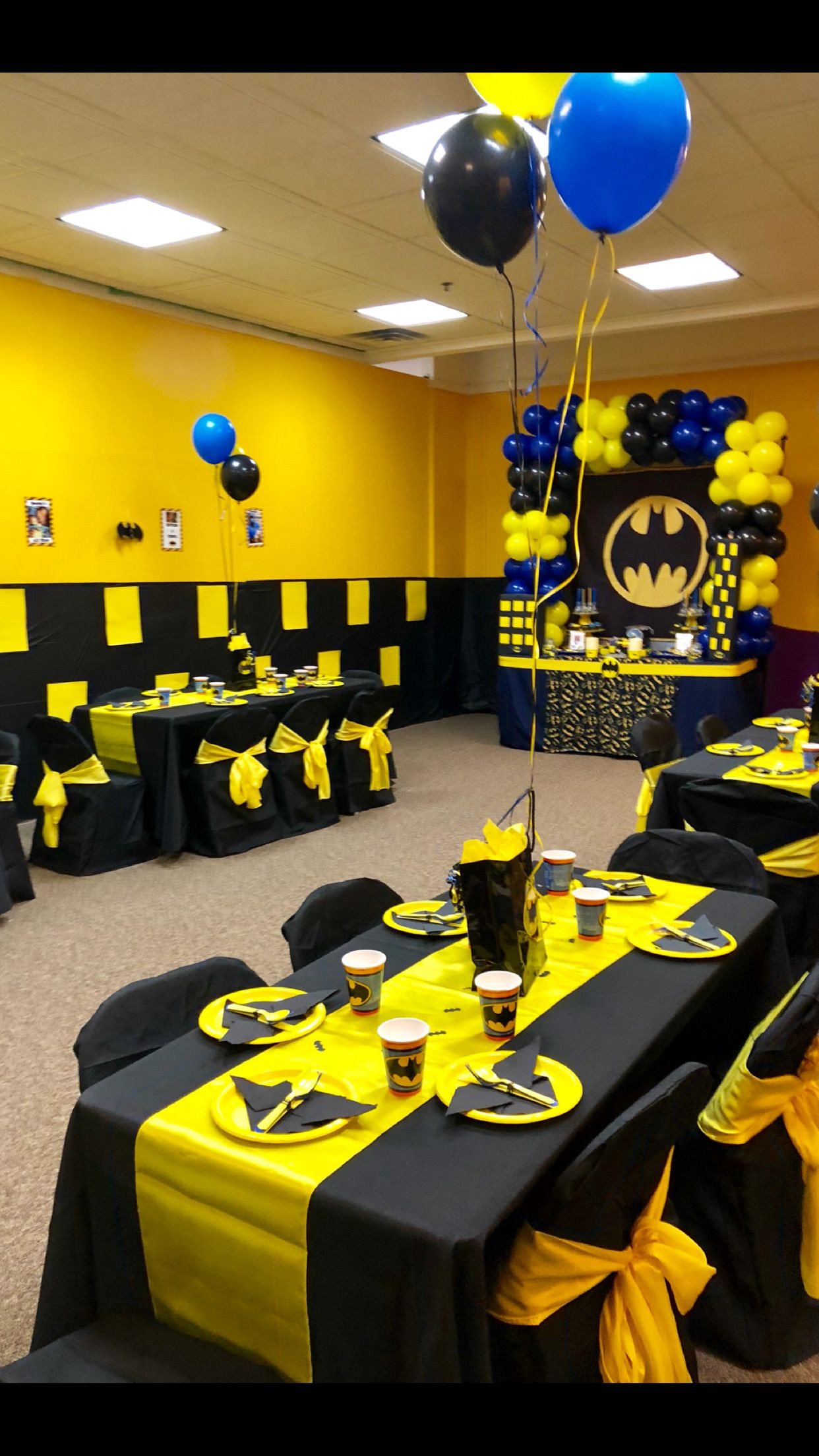 Batman Birthday Decorations
 Batman party