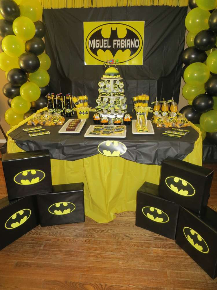 Batman Birthday Decorations
 Batman Birthday Party Ideas 30 of 31