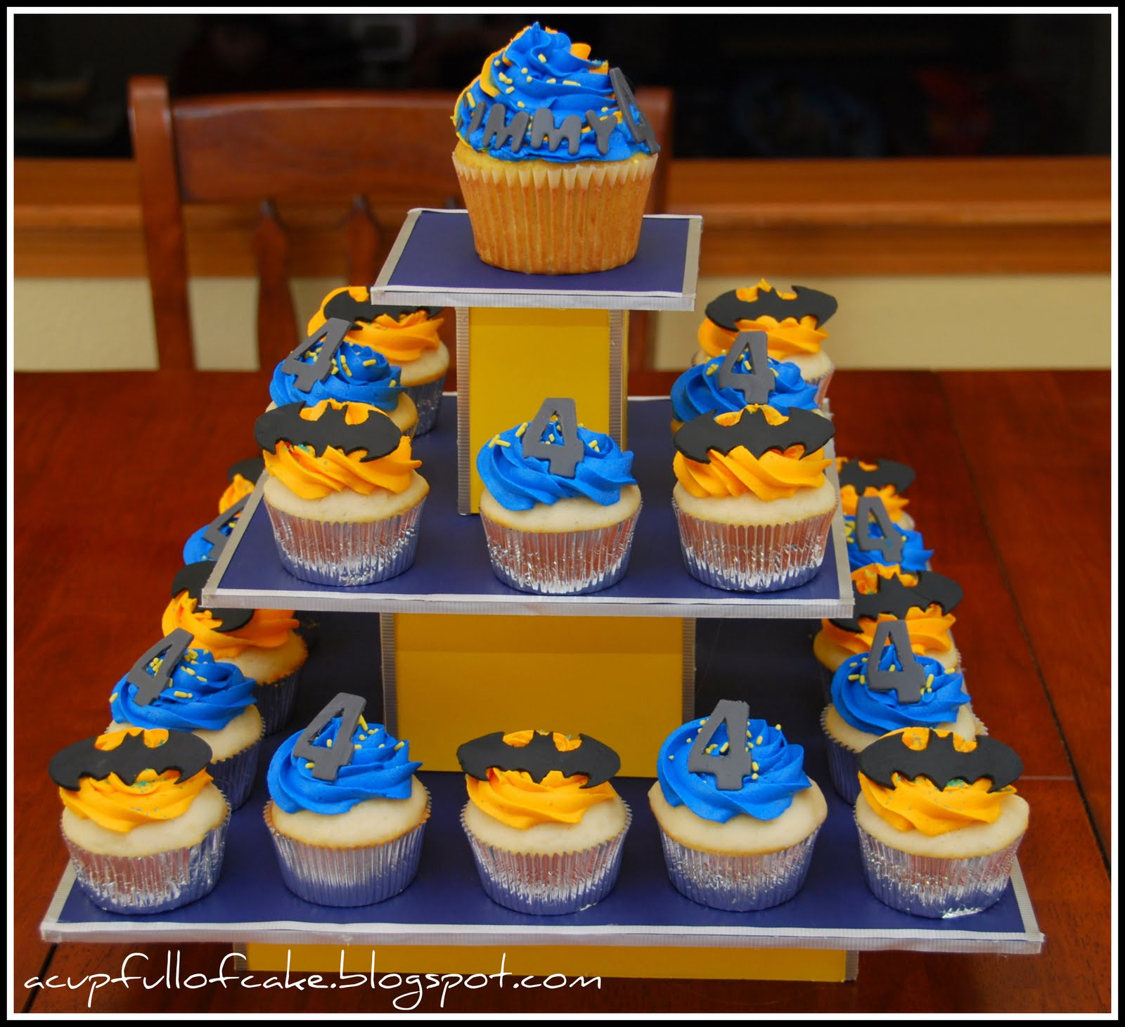 Batman Birthday Party Ideas 4 Year Old
 A Cup Full of Cake Holy Cupcakes Batman