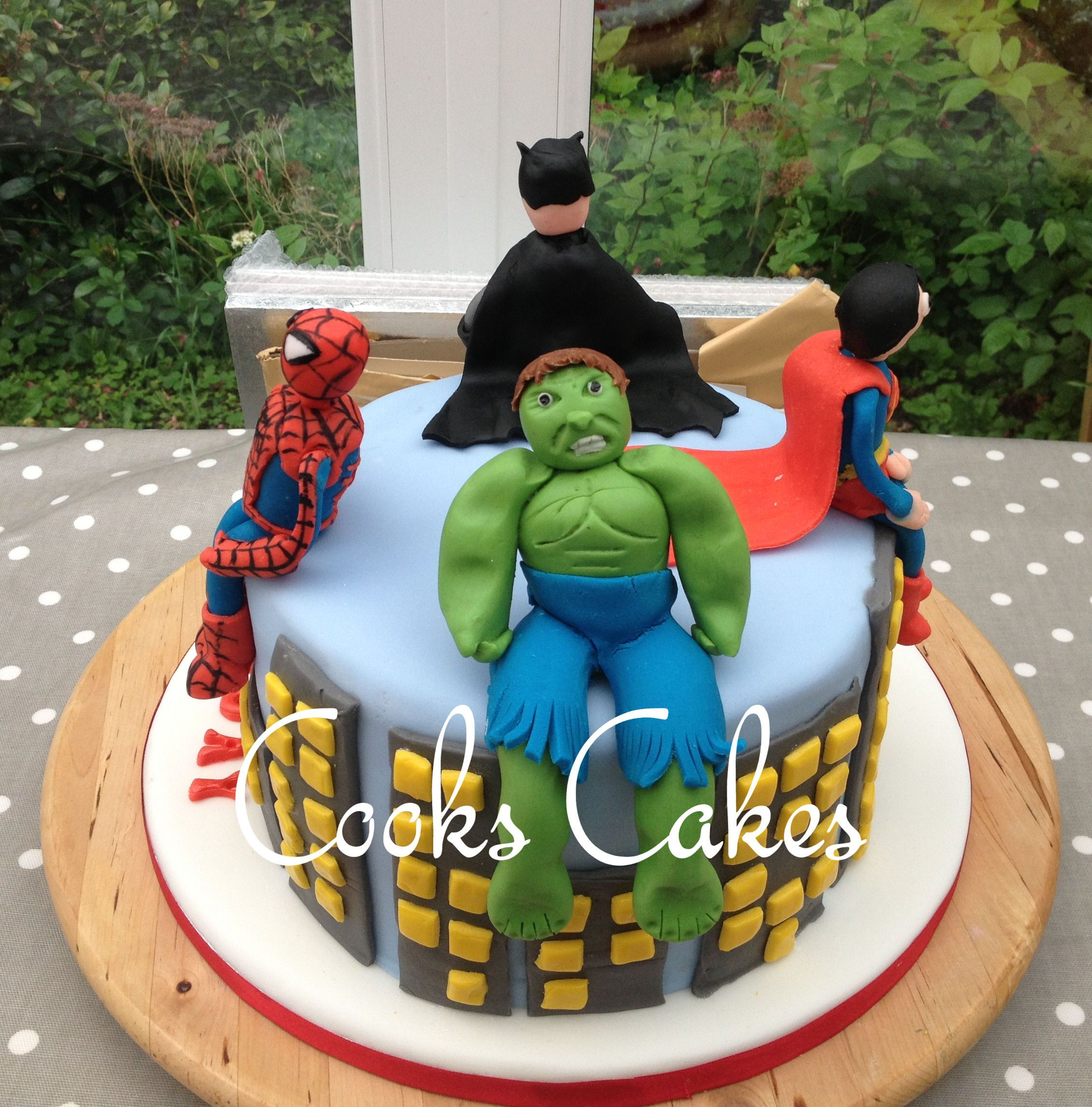 Batman Birthday Party Ideas 4 Year Old
 Birthday cake for a 4 year old boy Superheros Batman