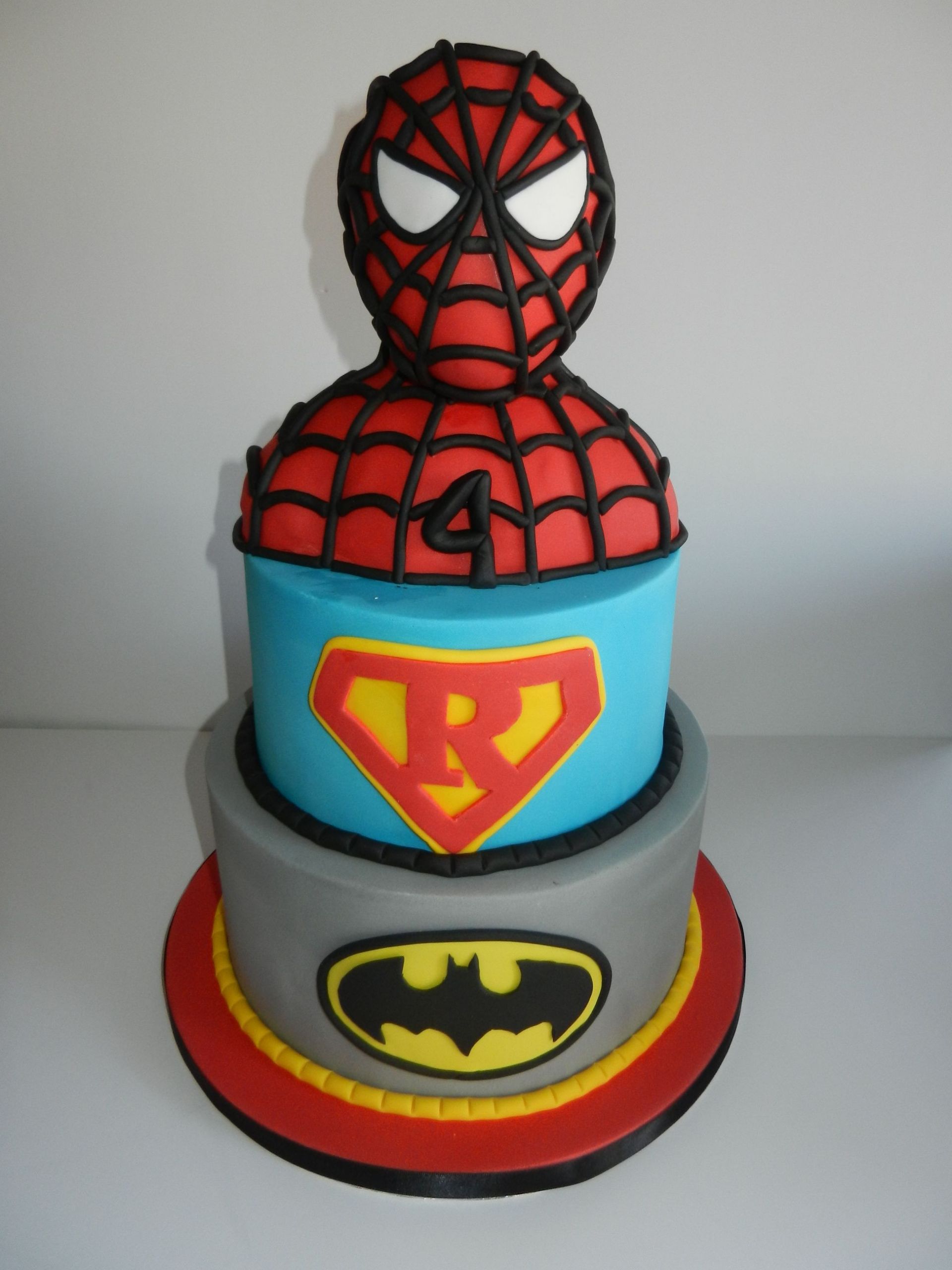 Batman Birthday Party Ideas 4 Year Old
 This Super Hero Cake was for a Super 4 Year old Birthday