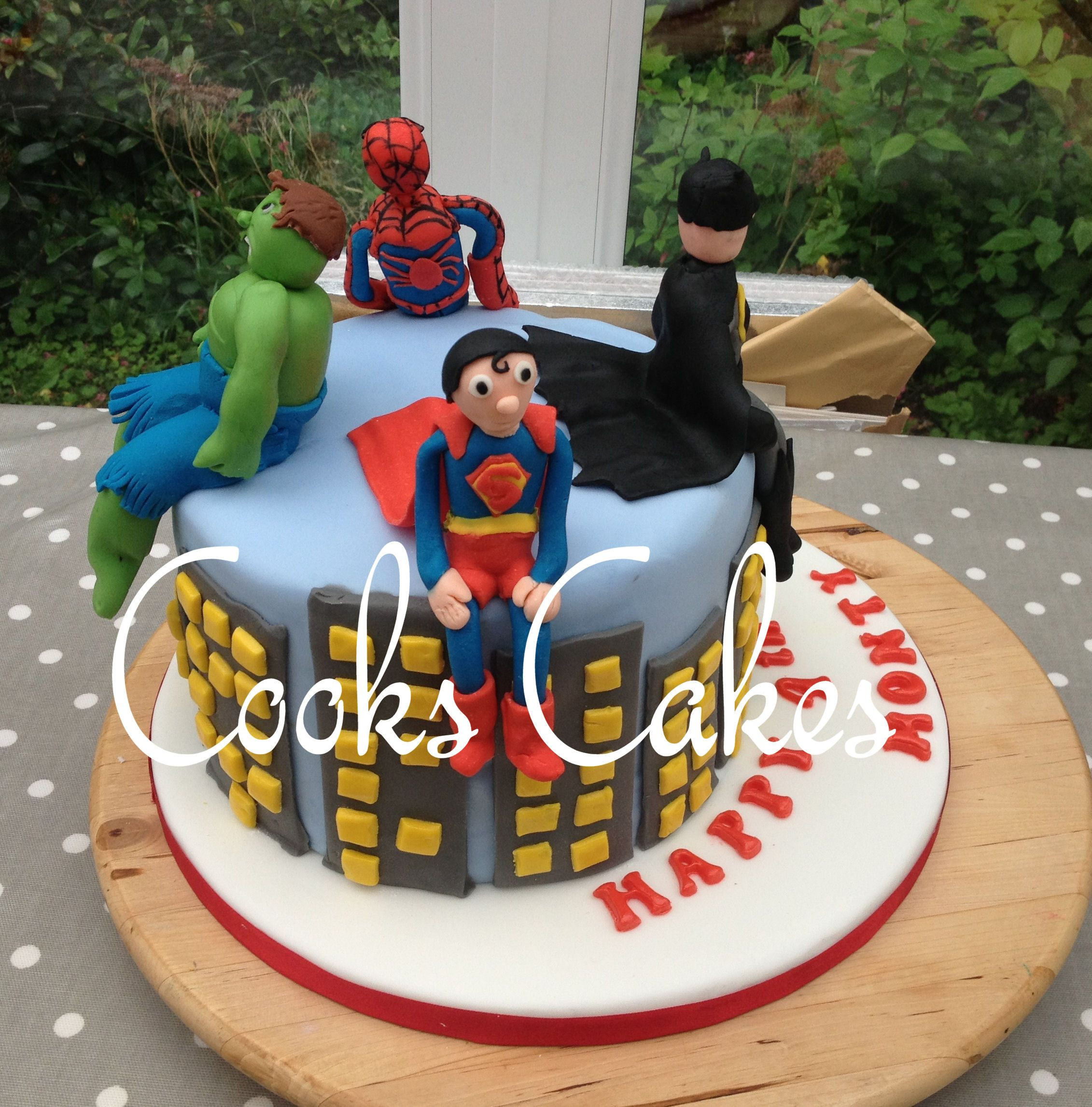 Batman Birthday Party Ideas 4 Year Old
 Birthday cake for a 4 year old boy Superheros Batman