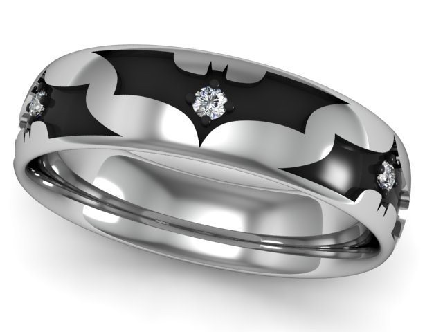 Batman Wedding Rings
 The Ring Gotham Deserves A Batman Wedding Ring Geekologie