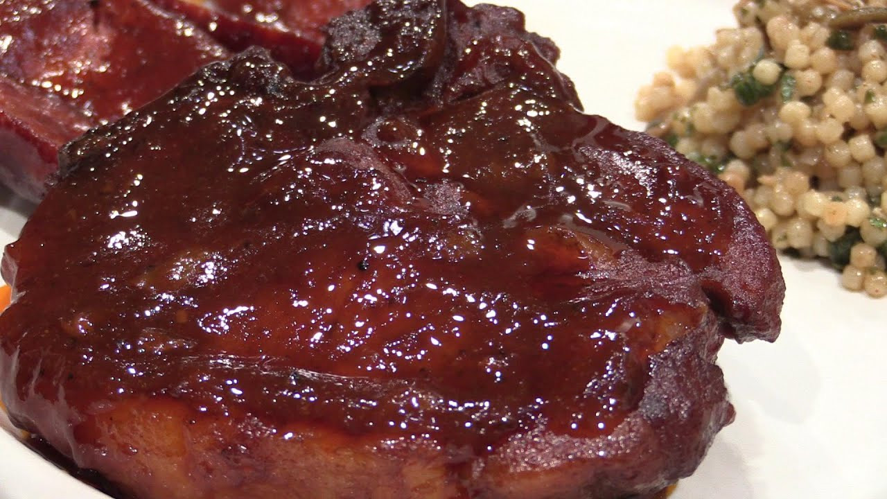 Bbq Pork Chops In Oven
 Oven BBQ Pork Chops with Homemade BBQ Sauce
