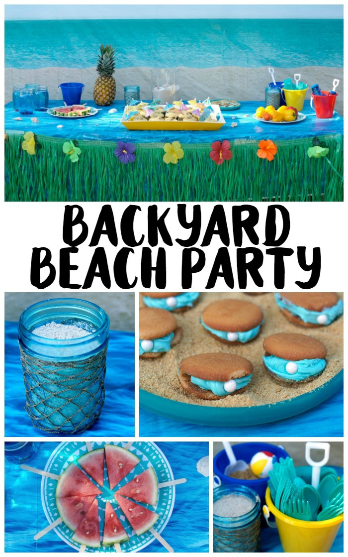 Beach Party Decoration Ideas For Adults
 Backyard Beach Party Ideas Not Quite Susie Homemaker
