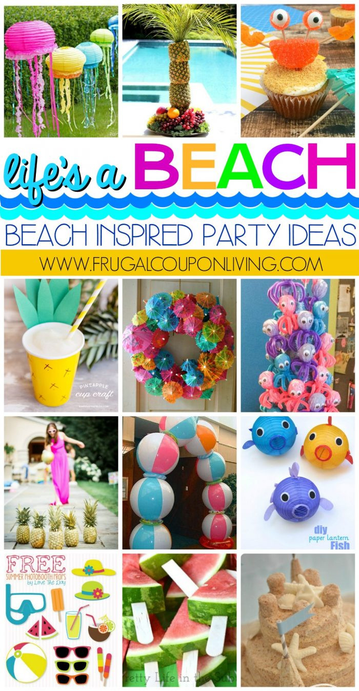 Beach Party Decorations Ideas
 Beach Inspired Party Ideas