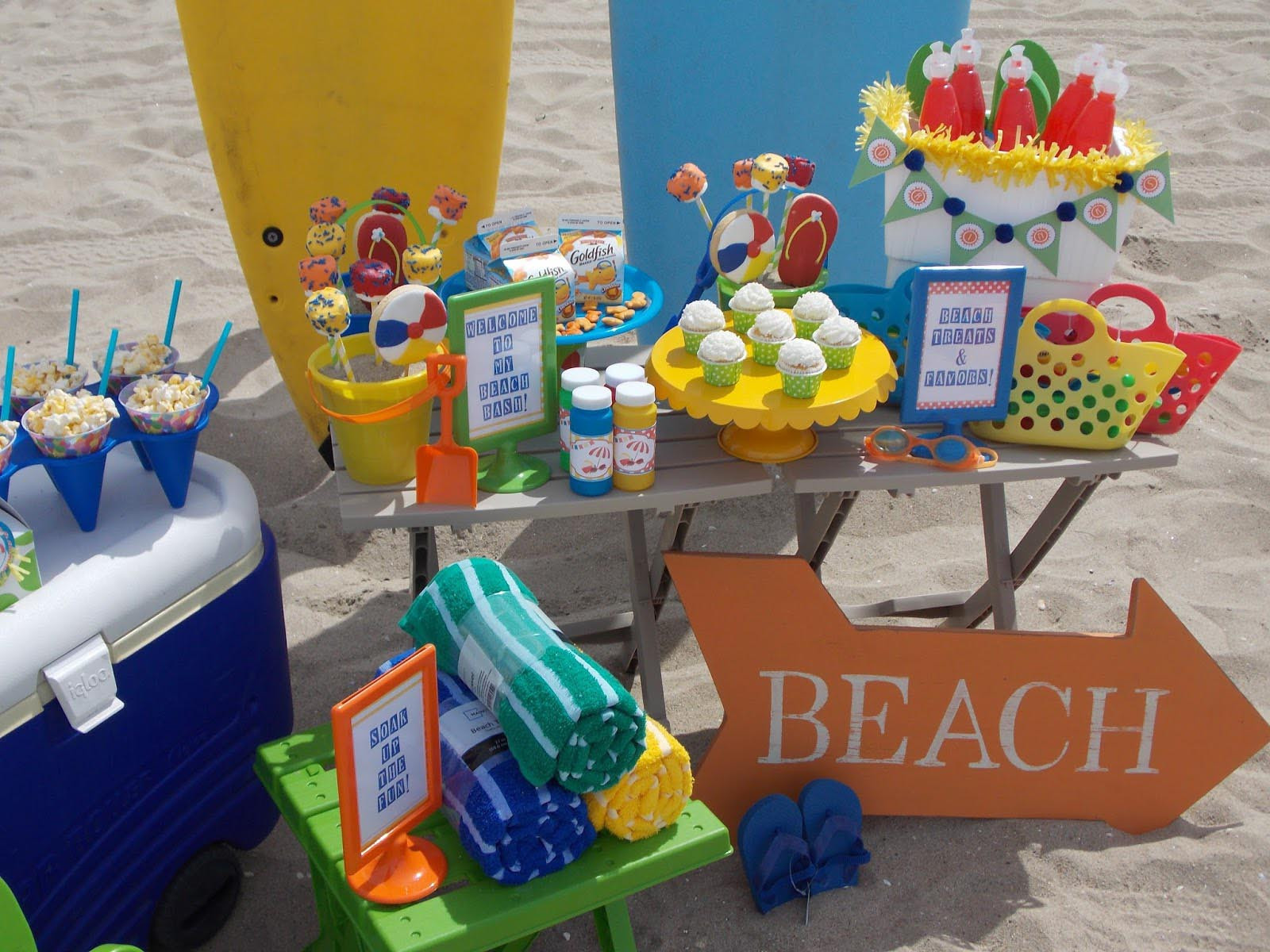 Beach Party Ideas For Adults
 Beach Themed Kid Birthday Party