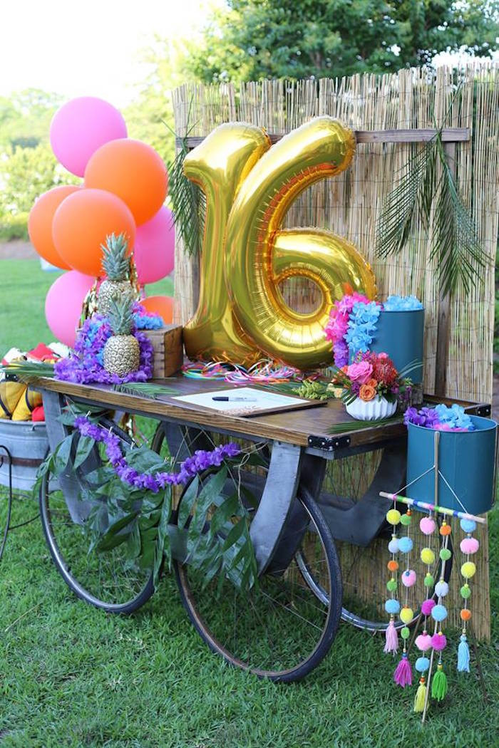 Beach Party Ideas For Sweet 16
 Sweet 16 Party Ideas