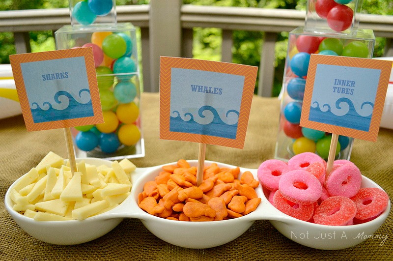 Beach Party Snack Ideas
 Summer Camp Day at the Beach Playdate & FREE Printables