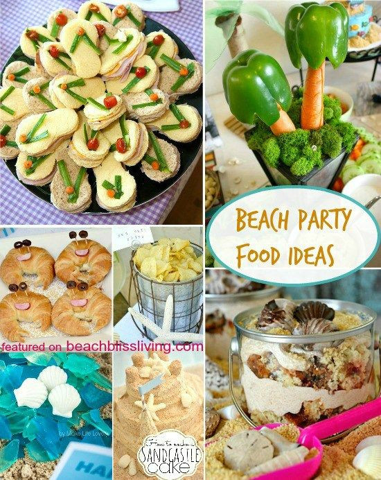 Beach Party Snack Ideas
 Fun & Creative Beach Party Food Ideas VBS