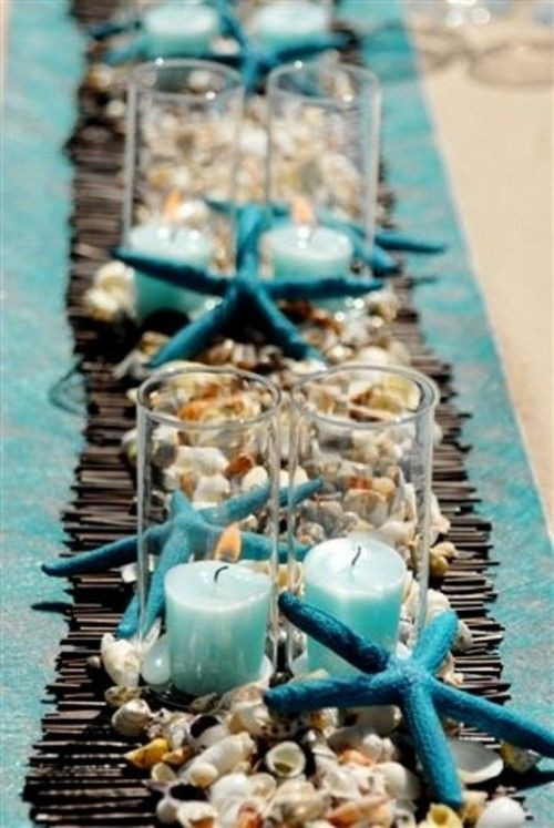 Beach Party Table Decoration Ideas
 36 Amazing Beach Wedding Centerpieces