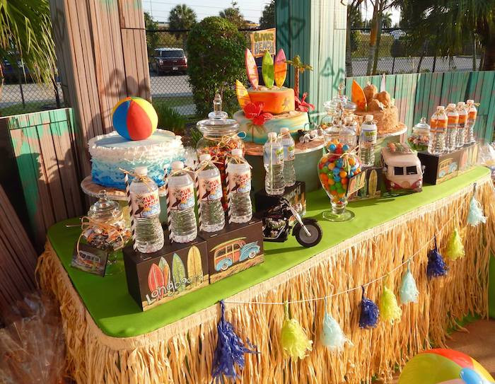 Beach Theme Party Decorating Ideas
 Kara s Party Ideas Disney s Teen Beach Movie Themed