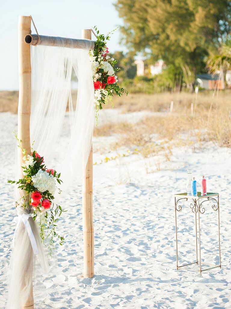 Beach Wedding Arches
 19 Ideas for an Outdoor Wedding Arbor
