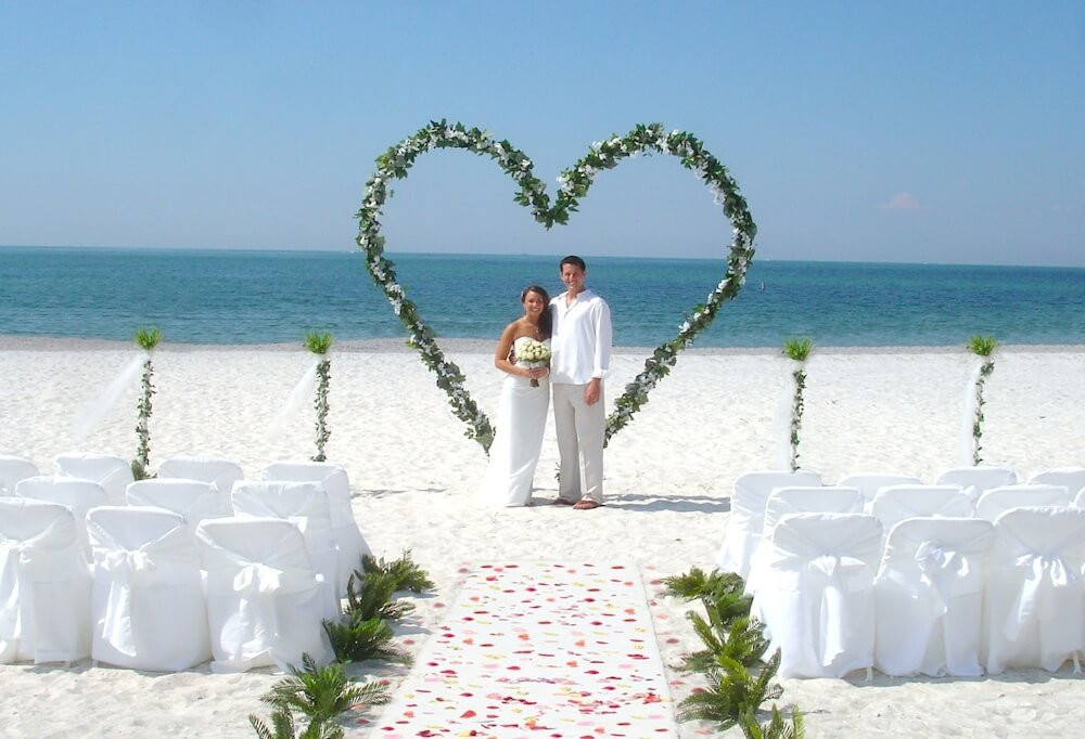 Beach Wedding Arches
 11 Arch of Love Florida Beach Wedding
