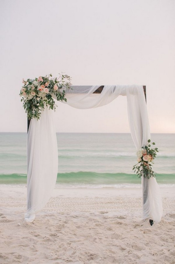 Beach Wedding Arches
 20 Stunning Beach Wedding Ceremony Ideas Backdrops Arches