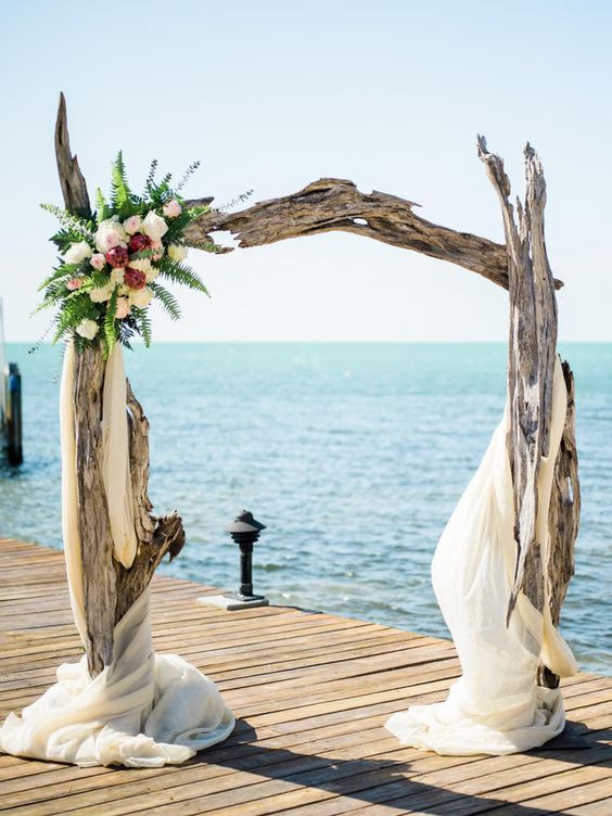 Beach Wedding Arches
 35 Breathtaking Sea Inspired Wedding Ideas Weddingomania