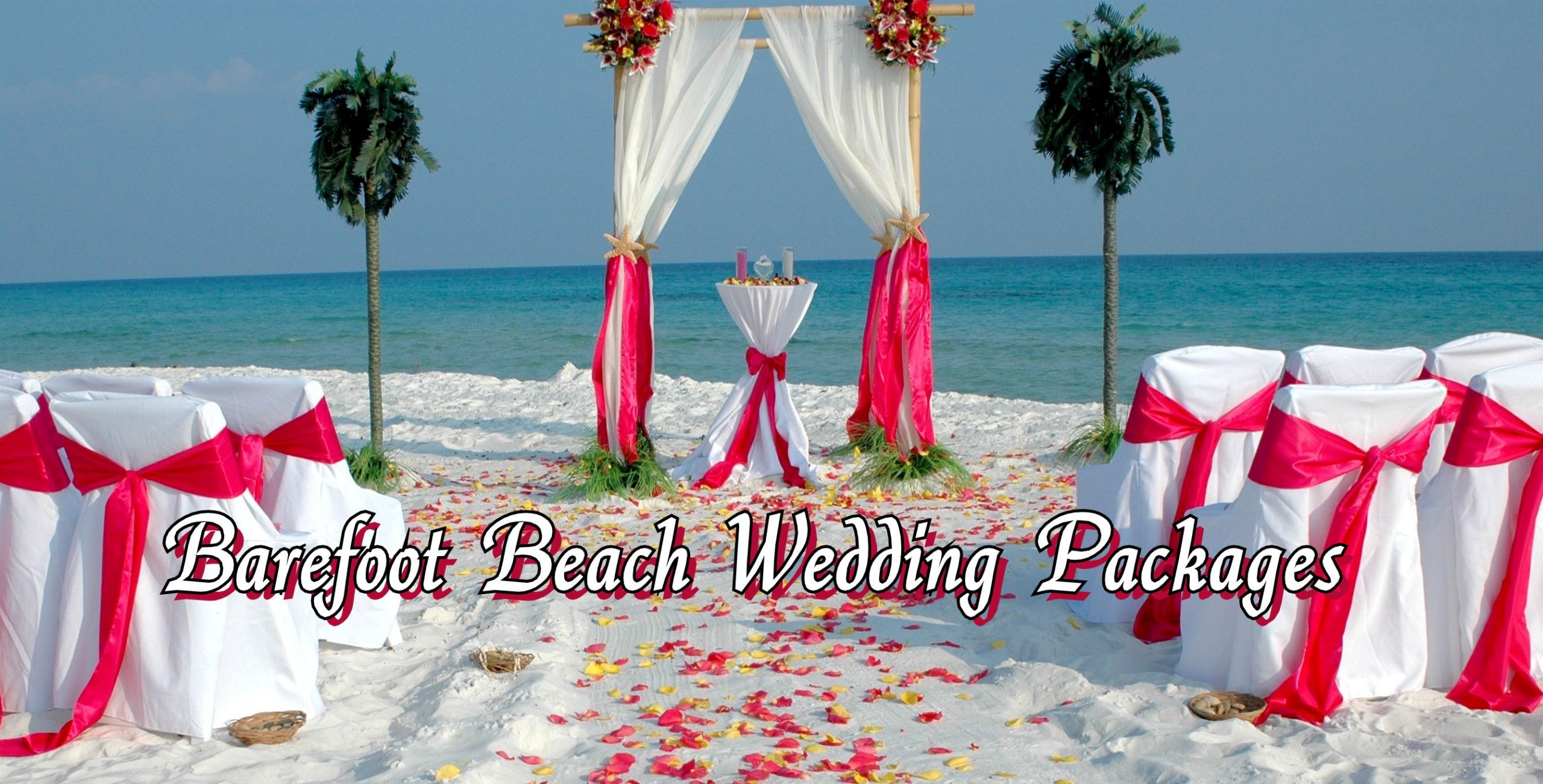 Beach Wedding Packages In Florida
 Florida Barefoot Bamboo Arbor Beach Wedding Packages