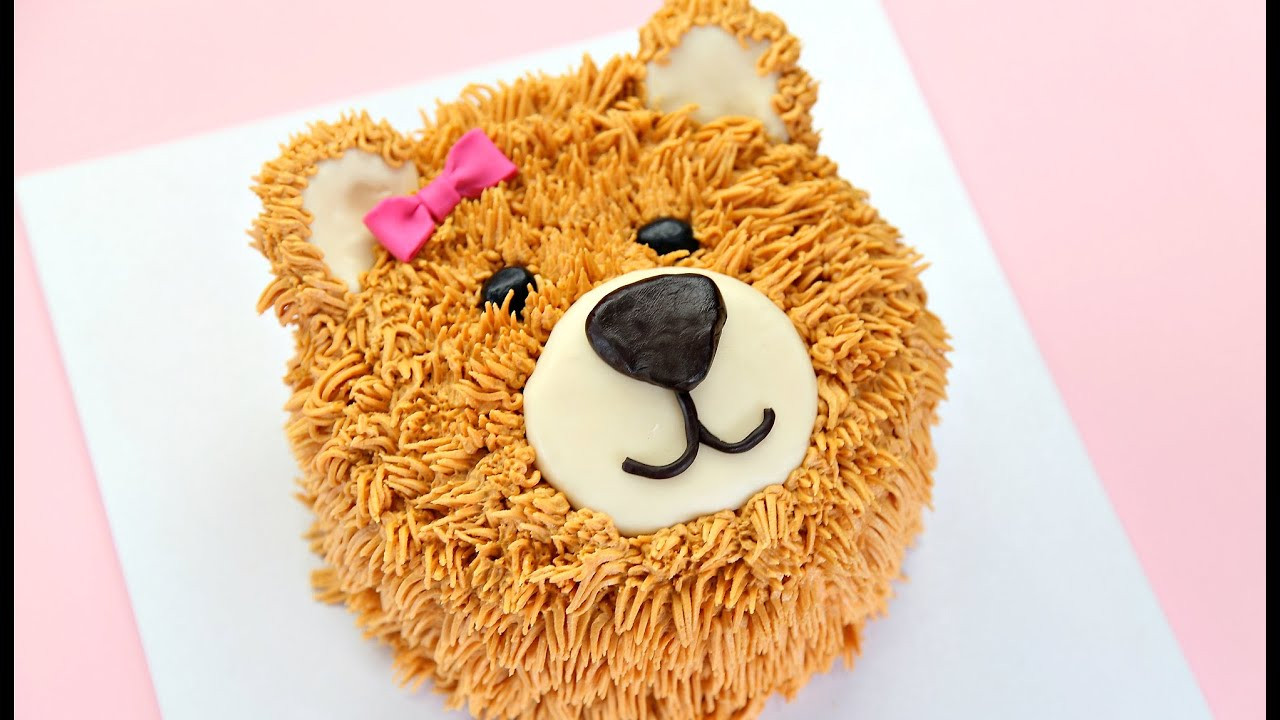 Bear Birthday Cake
 Teddy Bear Cake Decorating CAKE STYLE