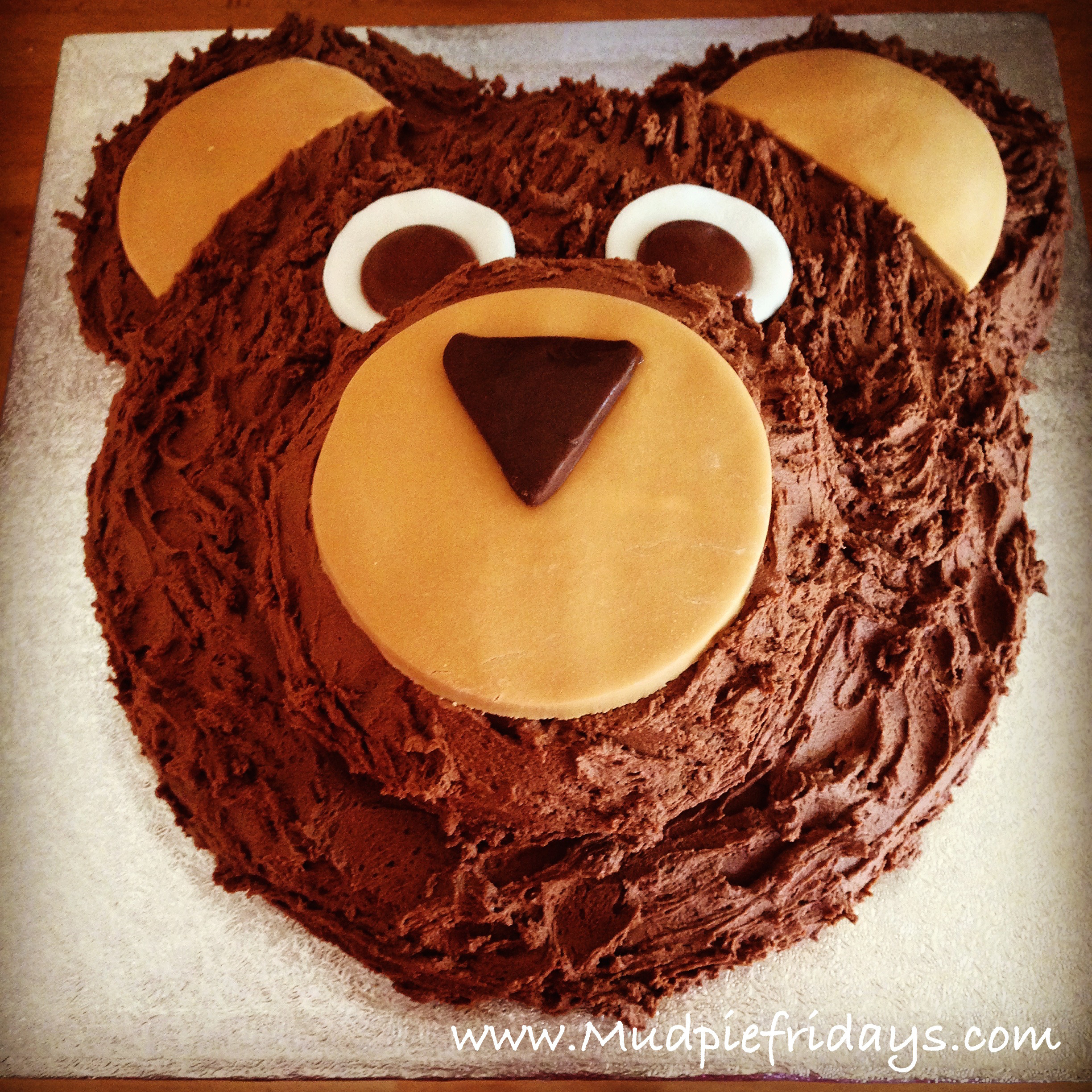 Bear Birthday Cake
 Going on a Bear Hunt Birthday Party mudpiefridays