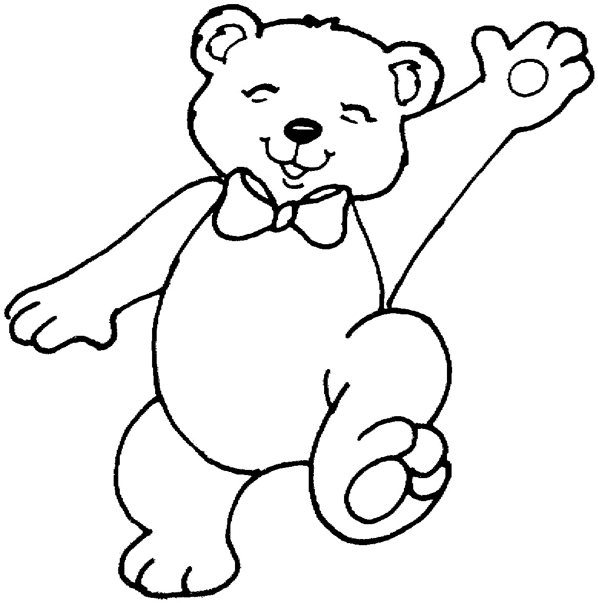 Bear Coloring Pages For Kids
 Free Bear Coloring Pages