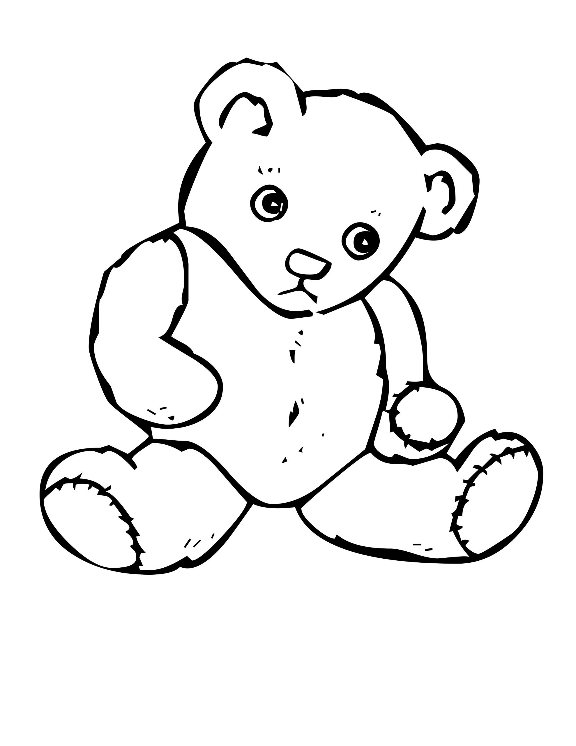 Bear Coloring Pages For Kids
 Free Printable Teddy Bear Coloring Pages For Kids