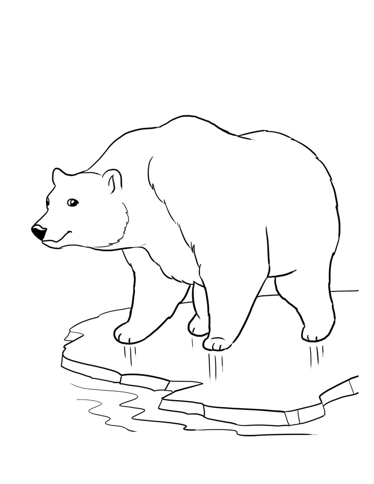Bear Coloring Pages For Kids
 I love you more and more