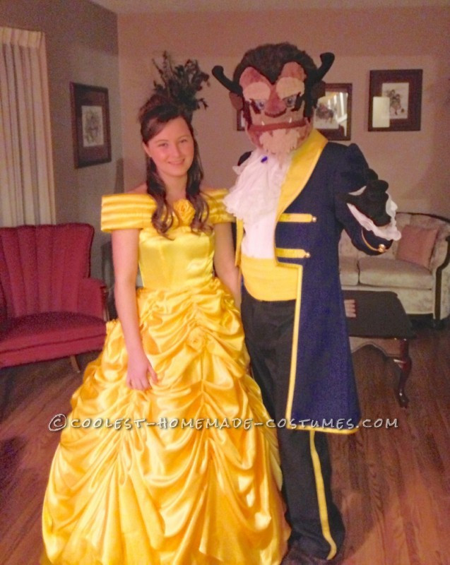 Beauty And The Beast DIY Costumes
 Homemade Beast Mask from Beauty and the Beast