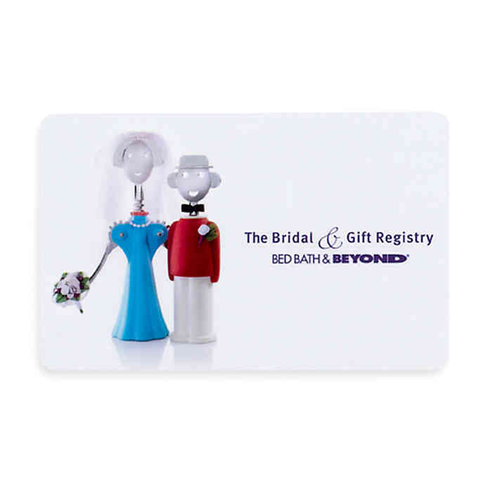 Bed Bath And Beyond Wedding Gift Registry
 "The Bridal & Gift Registry" Bridal Couple Gift Card
