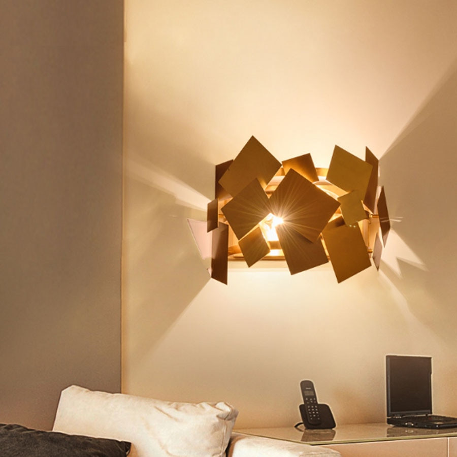 Bedroom Wall Lamps
 Modern Popular design stainless steel gold bedroom wall
